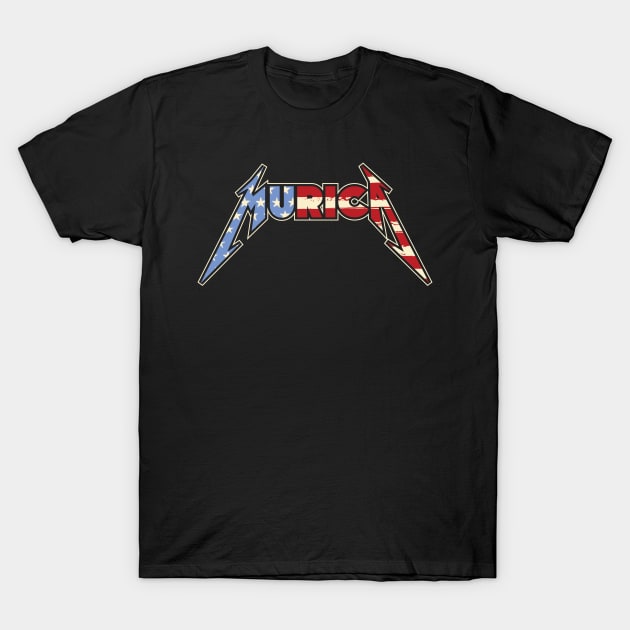 Murica America rocks! So chug a beer and listen to some heavy metal T-Shirt by Daribo